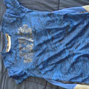 Boy's Size 6 Star Wars Outfit Blue Short Sleeve Shirt and Gray Shorts